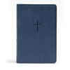 CSB Everyday Study Bible, Navy Cross Leathertouch - Imitation Leather