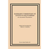 Rashbam's Commentary on Leviticus and Numbers - Paperback