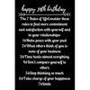 happy39th birthday The 7 Rules of Life - Paperback