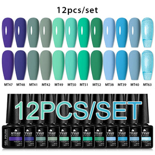 Buy zh25530 10/12pcs Spring Macaron Nail Gel Polish Set