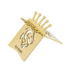 Cigar holder portable metal brass electroplated carbon fiber display cigar holder