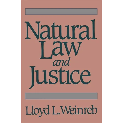 Natural Law and Justice - Paperback