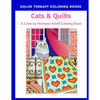 Cat & Quilts Color by Numbers Adult Coloring Book - Paperback
