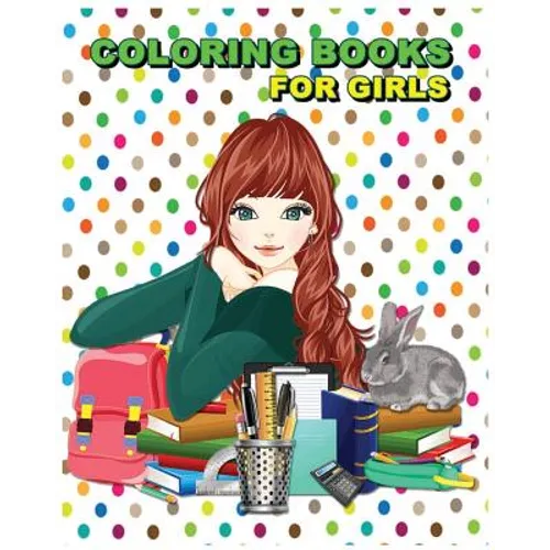 Coloring Books For Girls: Stress Relief Coloring Book: Flower Designs - Paperback