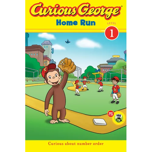 Curious George Home Run (Cgtv Early Reader) - Paperback