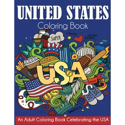 United States Coloring Book - Paperback