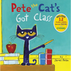 Pete the Cat's Got Class: Includes 12 Flash Cards, Fold-Out Poster, and Stickers! - Hardcover