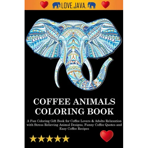 Stress Relief: Coloring Book for Adults and Kids, Bold and Easy, Simple and Big Designs for Relaxation Featuring Animals, Landscape, Flowers, Patterns - Paperback