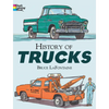 History of Trucks Coloring Book - Paperback