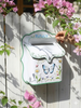 Vintage Farmhouse Wall-Mounted Post Box Mailbox Metal Letter Box Outdoor