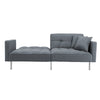 Linen Upholstered Modern Convertible Folding Futon Sofa Bed for Compact Living Space, Apartment, Dorm