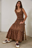 Floral Lace Trim Front Tie Top & Skirt Set