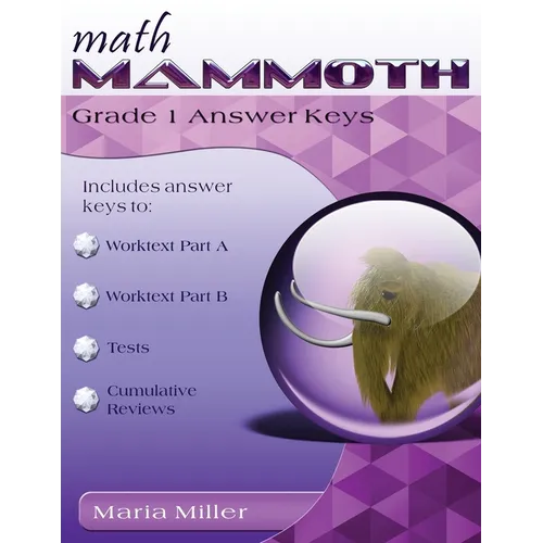 Math Mammoth Grade 1 Answer Keys - Paperback