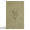 CSB Thinline Bible, Digital Study Edition, Sage Suedesoft Leathertouch - Imitation Leather