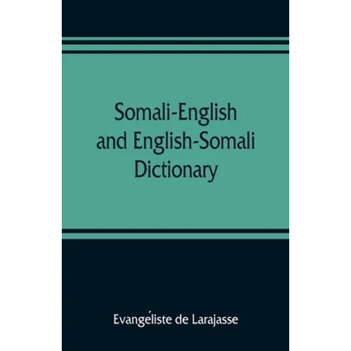 Somali-English and English-Somali dictionary - Paperback