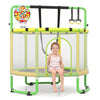60-Inch Kids Trampoline with Adjustable Gymnastics Bar