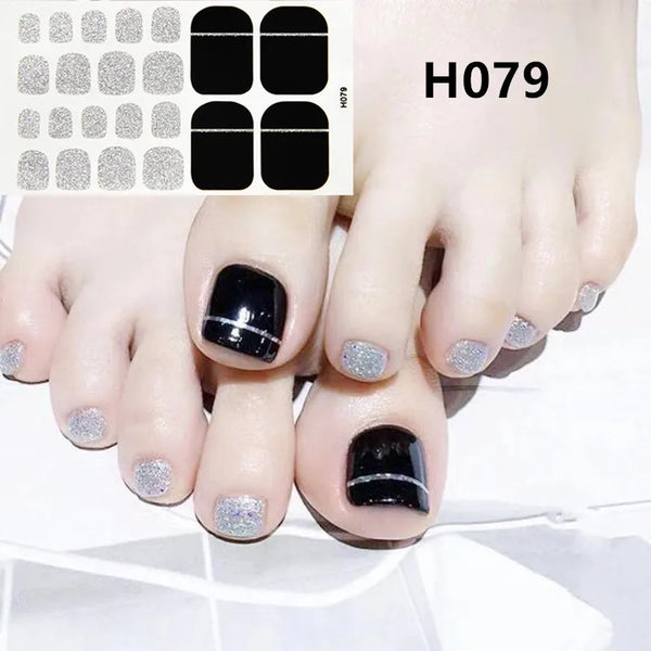 22Tips/Sheet Toenail Sticker