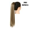 Synthetic Straight Ponytail Hair Extension Clip in