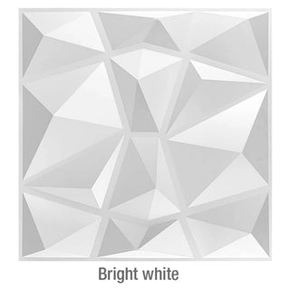 Buy a-bright-white 30x30cm  Non-Self-Adhesive 3D Wall Sticker