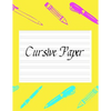 Cursive Paper: Practice Work Book Learn To Write Script Longhand Joined Up Writing - Ideal For Third To Sixth Grade Level (Large 8.5" x 11" Size) - Paperback