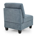 Single Chair for Modular Sectional,Navy(26.5"x31.5"x36")