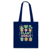 Kawaii "Plant Goals" Plant Lover's Tote Bag