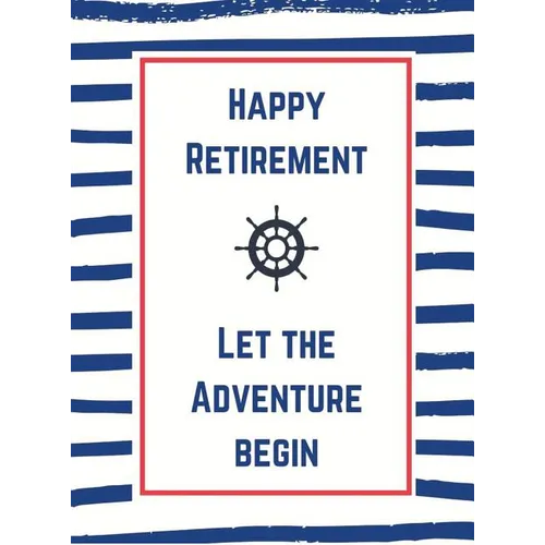 Retirement book to sign (Hardcover): Happy Retirement Guest Book, thank you book to sign, leaving work book to sign, Guestbook for retirement, message - Hardcover