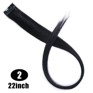 Buy 2 22 Inch Synthetic Colored Highlight Hair Extensions