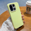 New Stylish Liquid Silicone Minimalist Solid-color Fully Encasing Drop Proof Protective Case