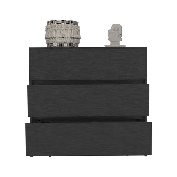 Dresser Maldus, Three drawers -Black