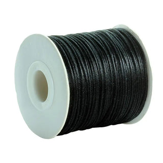 Buy black 80yards Jewelri Make Nylon Cord Satin Cord Satin Thread Macrame Cord Beading Thread Cord Jewelri Kumihimo Rattail Cord Wholesale