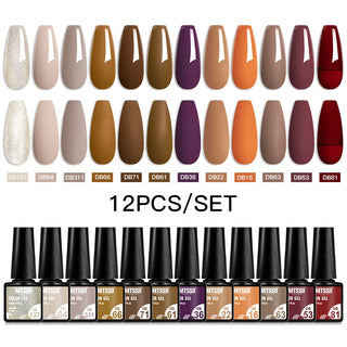 Buy zh23380 10/12pcs Spring Macaron Nail Gel Polish Set