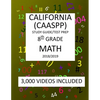 8th Grade CALIFORNIA CAASPP, MATH, Test Prep: 2019: 8th Grade California Assessment of Student Performance and Progress MATH Test prep/study guide - Paperback