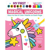 My First Painting Book: Magical Unicorns: Easy-To-Use 6-Color Palette on Each Page - Paperback