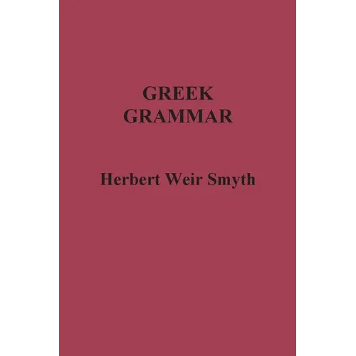 Greek Grammar - Paperback