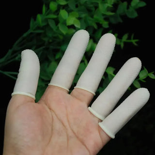 Buy white Disposable Latex Finger Cots