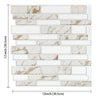 Strong Adhesive Subway Tiles Vinyl Wallpaper Peel and Stick