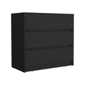 Beloit 3 Piece Bedroom Set, Black