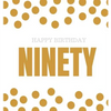 Happy 90th Birthday Guest Book (Hardcover): Happy 90th Birthday Guest book, party and birthday celebrations decor, memory book, ninety birthday, happy - Hardcover