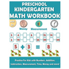 Preschool Kindergarten Math Workbook: Fun and essential math skills like Counting, Addition, Subtraction, Comparison, Measurement, Time, Money, and Mo - Paperback