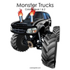 Monster Trucks Coloring Book 1 & 2 - Paperback