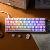 XVX PRISM Shine-Through Double-Shot Cherry Profile 142-Key PBT Keycap Set