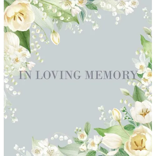 Condolence book for funeral (Hardcover): Memory book, comments book, condolence book for funeral, remembrance, celebration of life, in loving memory f - Hardcover