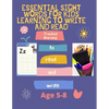 Essential Sight Words for Kids Learning to Write and Read: Activity Workbook That Help Children Recognize, Write And Learn More Than 100 High Frequenc - Paperback