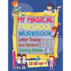 my magical preschool workbook letter tracing and numbers, coloring animal for kids ages +3: tracing alphabet and numbers Learn to Write Workbook and c - Paperback