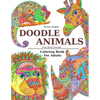 Doodle Animals Stress Relief Zentangle Coloring Book For Adults - Paperback