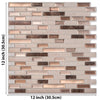Strong Adhesive Subway Tiles Vinyl Wallpaper Peel and Stick