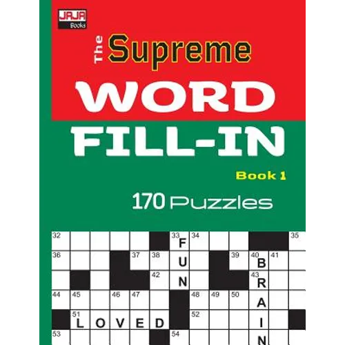The SUPREME WORD FILL-IN Book - Paperback