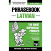 English-Latvian phrasebook & 1500-word dictionary - Paperback
