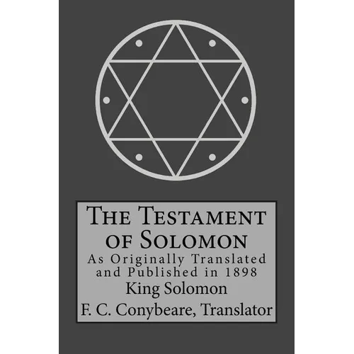 The Testament of Solomon - Paperback